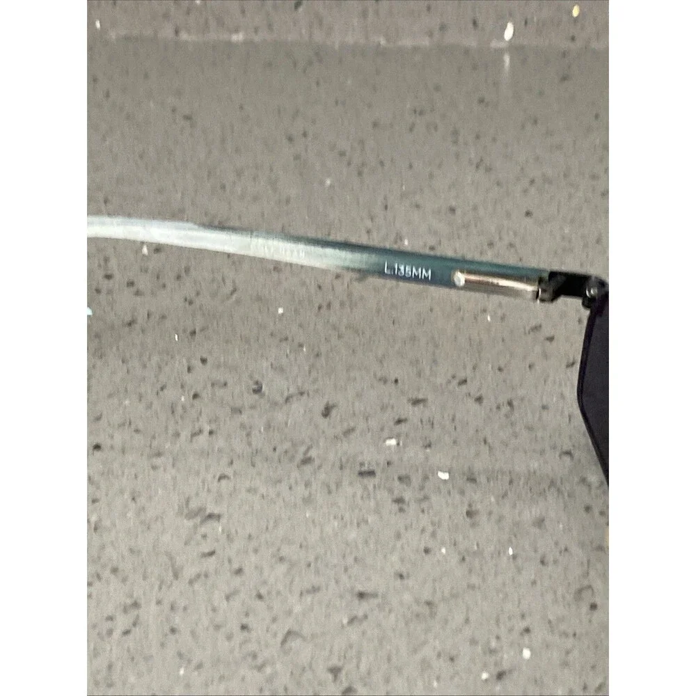 COLE HAAN CH1022 II Eyeglasses Frames ONLY 53-16-135 Black/Blue Teal Marble